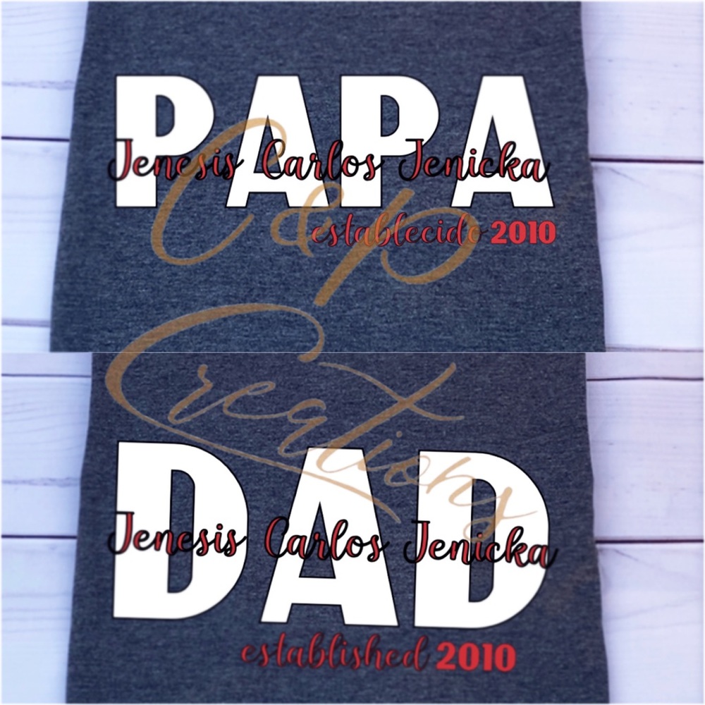 Personalized Father’s Day shirt